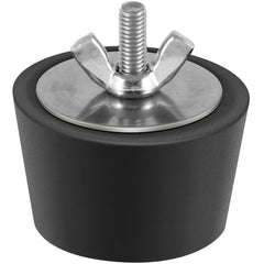 Aquatix Pro Pool Winterizing Plug front view with stainless steel bolts