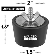 Aquatix Pro Pool Winterizing Plug installed in a pool pipe