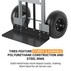 AR-PRO 10-inch solid tire dimensions illustration