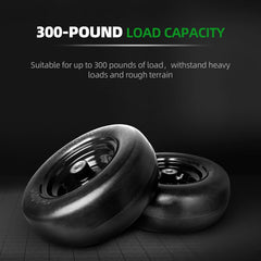 AR-PRO 11x4.00-5 tire with rim assembly close-up