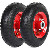 AR-PRO 2-Pack 2.80/2.50-4" Tire and Wheel Set, Red front view