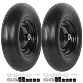 AR-PRO 4.80/4.00-8" flat free tire front view