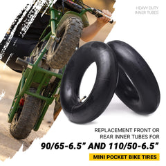AR-PRO inner tubes for mini pocket bikes rear view