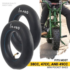 AR-PRO inner tubes with angled valve stem close-up