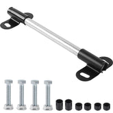 AR-PRO Wheelbarrow Axle Bracket Set components including axle shaft and brackets