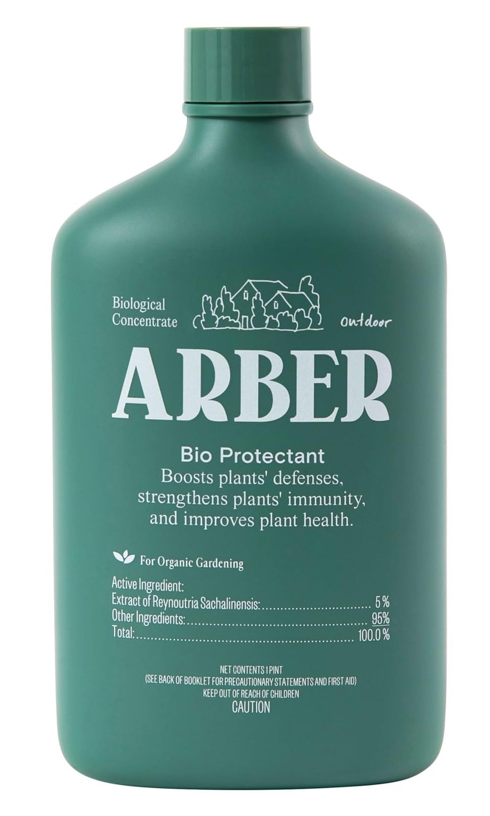 ARBER Organic Plant Fungicide 16 oz bottle front view