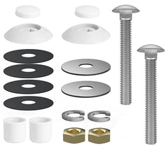 ArcViar Diving Board Bolt Kit front view with stainless steel bolts