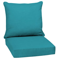 Arden Selections Deep Seat Cushion Set in Lake Blue, front view