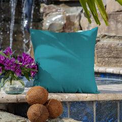 Arden Selections Lake Blue Toss Pillow side view