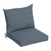 Arden Selections Outdoor Cushion Set front view in Denim Alair