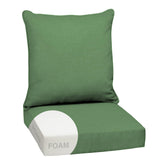 Arden Selections Outdoor Deep Seat Cushion Set in Bright Moss Green