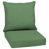 Arden Selections Outdoor Deep Seat Cushion Set in Moss Green, front view