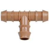 Arfun 20-Pack Drip Irrigation Barbed Tee Fittings front view