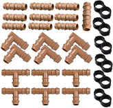 Arfun 28-Piece Drip Irrigation Fittings Kit packaging front view