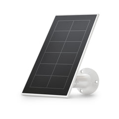 Arlo Solar Panel Charger front view with white finish