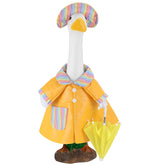 Arrowbash Raincoat Goose Outfit with umbrella and hat in yellow
