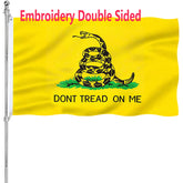 ARSOF 3x5ft embroidered Dont Tread On Me flag front view