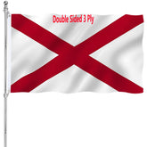 ARSOF Alabama State Flag 3x5 double sided front view