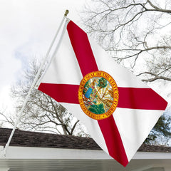 ARSOF Florida State Flag 3x5 ft back view showcasing double-sided design