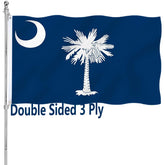 ARSOF South Carolina Flag 3x5 ft double-sided view