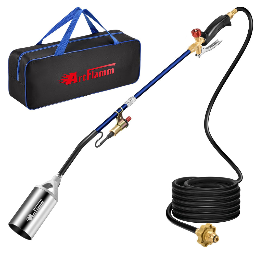 ARTFLAMM Propane Torch Kit with 10 FT Hose and Storage Bag