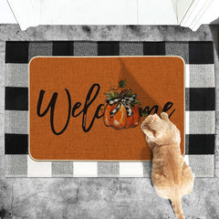 Artoid Mode doormat placed at a home's entryway