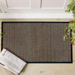 Artoid Mode Kitchen Doormat close-up of chenille texture