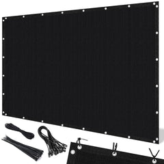 Artpuch 90% Sun Shade Cloth, 12 x 16 FT, Black front view
