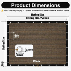 Artpuch shade cloth demonstrating UV blocking feature