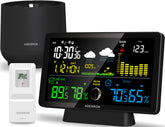 Asenron Weather Station with Rain Gauge front view