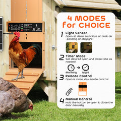 AsFrost Automatic Chicken Coop Door solar panel and adjustable mount
