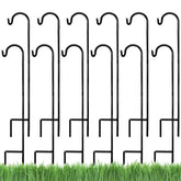 AshmanOnline 35-inch black shepherd's hook front view