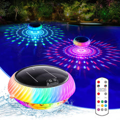 Askyli Floating Pool Light front view, multicolor design