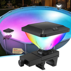 Askyli Solar Pool Light black model front view