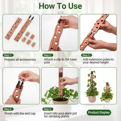 Assembly components of RAWILL Plant Trellis
