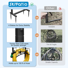 Assembly instructions for Skypatio Garden Hose Holder
