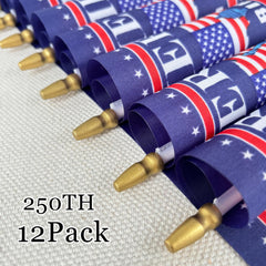 Assembly instructions for WEITBF 250th Anniversary flags