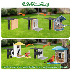Assembly kit for PROERR Smart Bird Feeder Pole Stand
