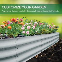 Assembly process of Generic Galvanized Raised Garden Bed