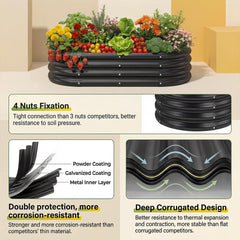 Assembly process of Land Guard galvanized raised garden bed