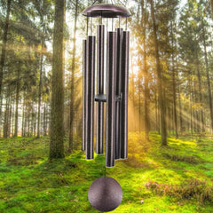 ASTARIN 60-inch Extra Large Wind Chimes in bronze color, front view