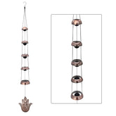 ASTARIN Copper Hand of God Wind Chime front view