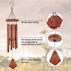ASTARIN wind chime with aluminum tubes and hanging hook