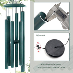 ASTARIN wind chimes displayed in garden setting