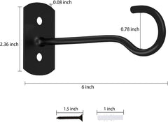 ASZUNE plant hooks with mounting screws included