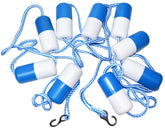ATIE 20 FT Swimming Pool Safety Divider Rope with floats