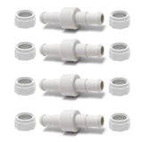 ATIE Pool Cleaner Hose Swivel D20 and Nut D15 front view