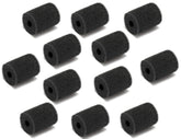 ATIE Pool Cleaner Sweep Hose Scrubber 12 Pack in black