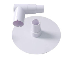 ATIE Pool Skimmer Vacuum Plate front view with 6-7/8 inch diameter