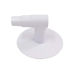 ATIE Pool Skimmer Vacuum Plate side view showing 90-degree elbow
